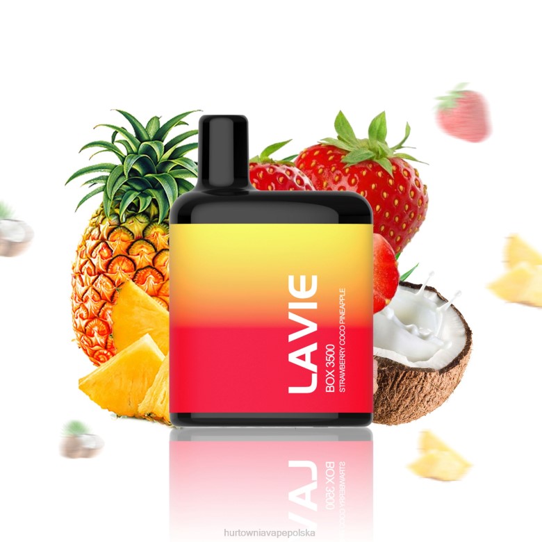 truskawkowy kokosowy ananas