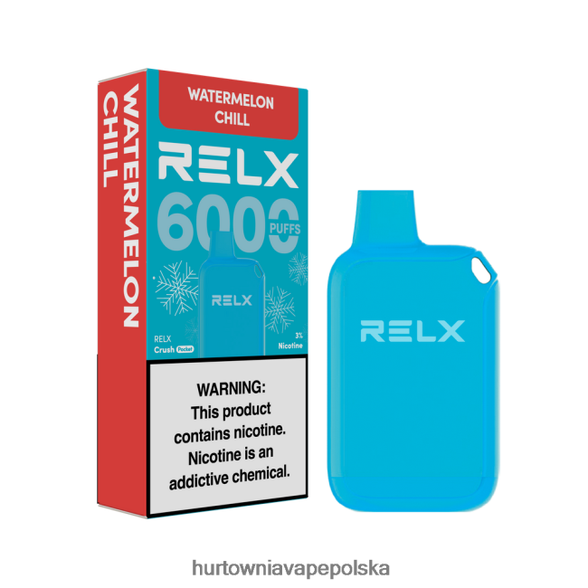 Vape Shop Warszawa - RELX Crush Pocket 6000 lodowych arbuzowy chłód F0T60624