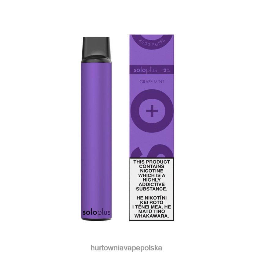 Vape Shop Wrocław - Solo Plus jednorazowy waporyzator winogrono-mięta HBPV0627