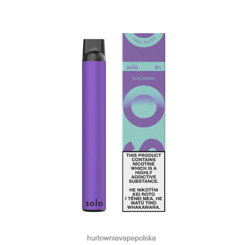 Hurtownia Vape PL - Solo jednorazowa kolekcja vape Paradise jeżyna HBPV0622