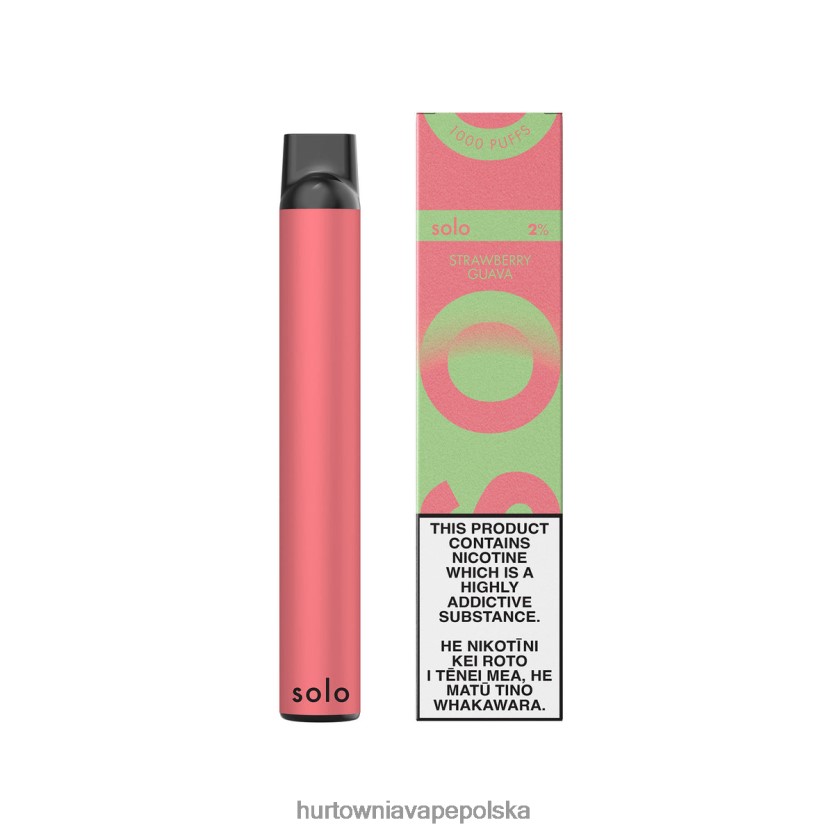 Hurtownia Vape Polska - Solo jednorazowa kolekcja vape Paradise gujawa truskawkowa HBPV0621