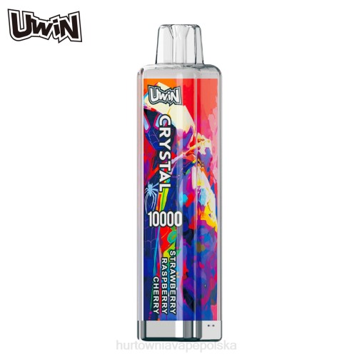 Hurtownia Vape PL - UWIN CRYSTAL 10000 jednorazowych waporyzatorów truskawka malina wiśnia L06D7