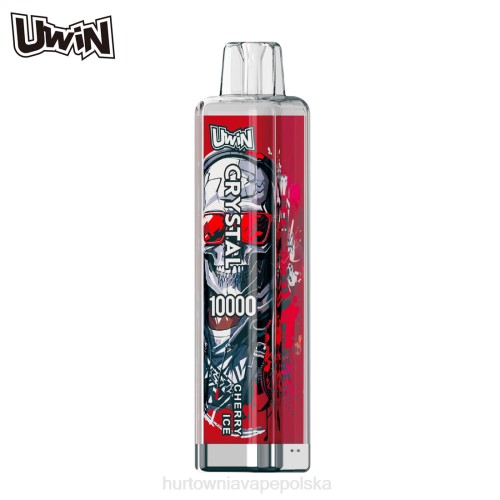 Hurtownia Vape Polska - UWIN CRYSTAL 10000 jednorazowych waporyzatorów lód wiśniowy L06D6