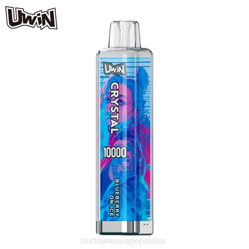 Hurtownia Vape W Polsce - UWIN CRYSTAL 10000 jednorazowych waporyzatorów jagody na lodzie L06D4
