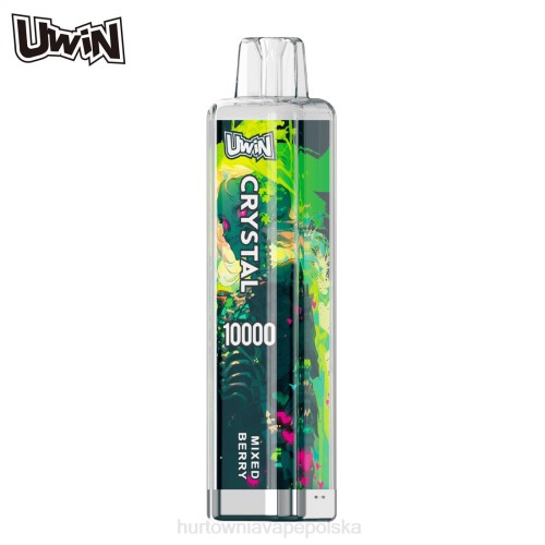 Hurtownia Vape W Polsce - UWIN CRYSTAL 10000 jednorazowych waporyzatorów mieszana jagoda L06D14