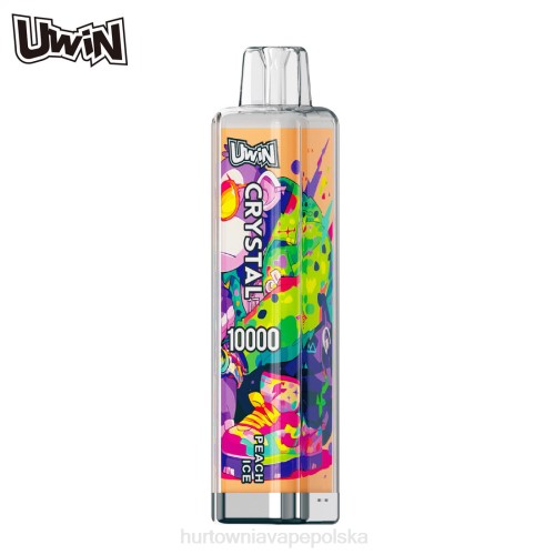 Vape Shop Lublin - UWIN CRYSTAL 10000 jednorazowych waporyzatorów lód brzoskwiniowy L06D10