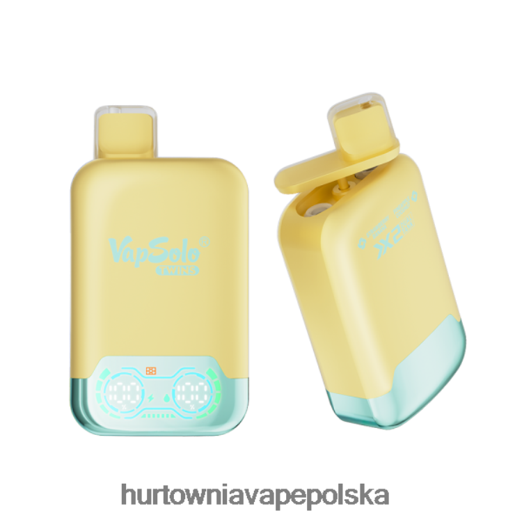 Vape Shop Lublin - Vapsolo TWINS jednorazowy waporyzator ananas, kokos i truskawka, banan 000000125
