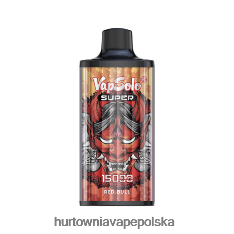 Vape Shop Warszawa - Vapsolo SUPER jednorazowy waporyzator czerwony byk 000000114