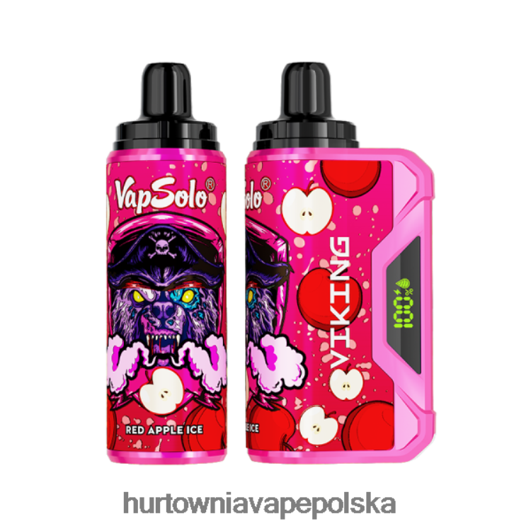 Vape Shop Kraków - Vapsolo VIKING jednorazowy waporyzator lód z czerwonych jabłek 000000136