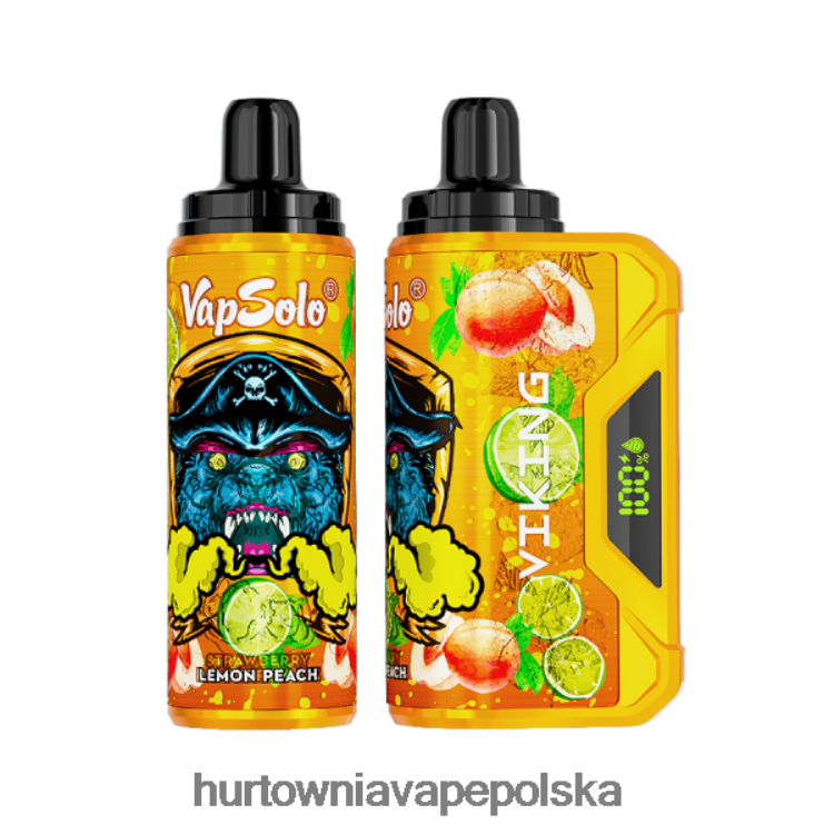 Vape Shop Lublin - Vapsolo VIKING jednorazowy waporyzator cytrynowo-brzoskwiniowa 000000135