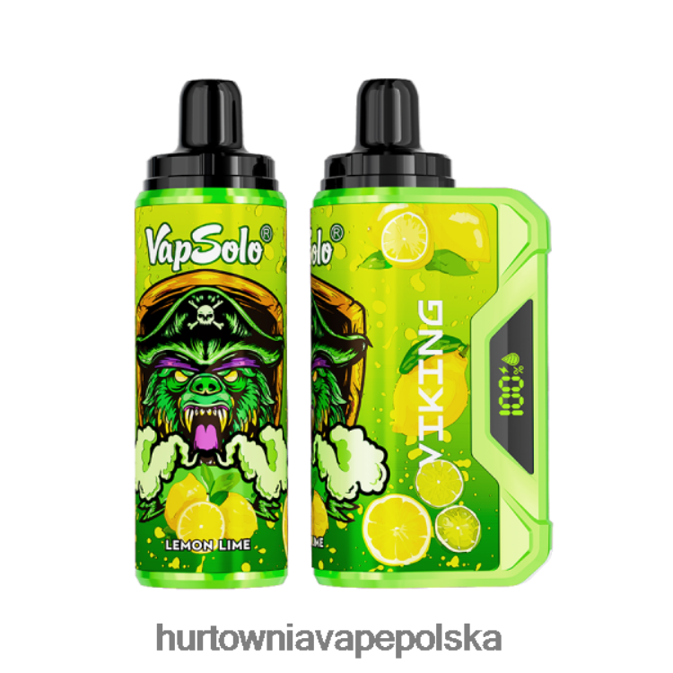 Vape Shop Warszawa - Vapsolo VIKING jednorazowy waporyzator cytryna, limonka 000000134