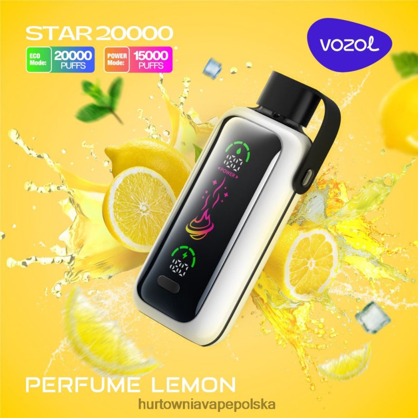Vape Shop Wrocław - VOZOL STAR 20000 ZRJDD17 perfumy cytrynowe