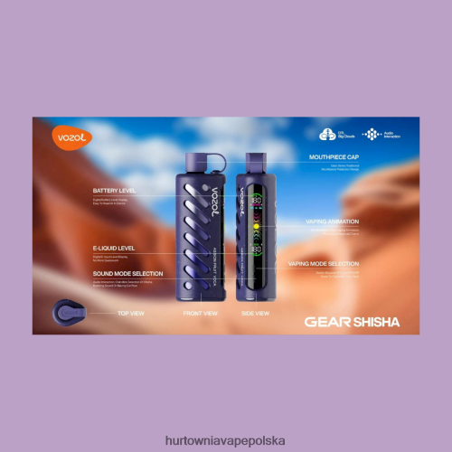 Hurtownia Vape Polska - VOZOL szisza sprzętowa 25000 wielo PZHBD01