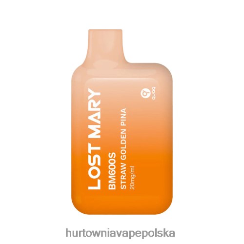 słomkowa złota pina