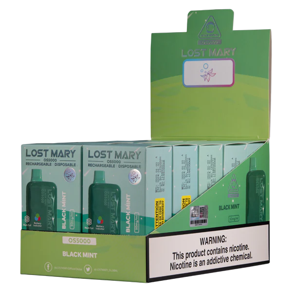 Vape Shop Kraków - czarna mięta VPNZX106 LOST MARY OS5000