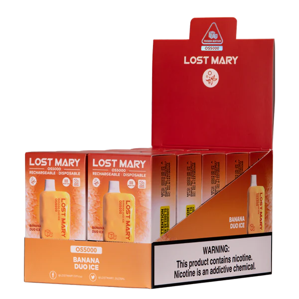 Vape Shop Wrocław - lód w duecie bananowym VPNZX107 LOST MARY OS5000