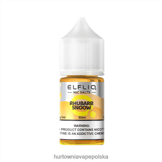 Vape Shop Kraków - ELFBAR ELFLIQ Nic sól 30 ml Rabarb Snoow DX88HX26