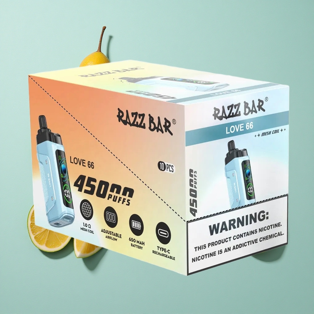 Razz Bar 45000 Zaciągnięć Jednorazowy Vape Amore 66