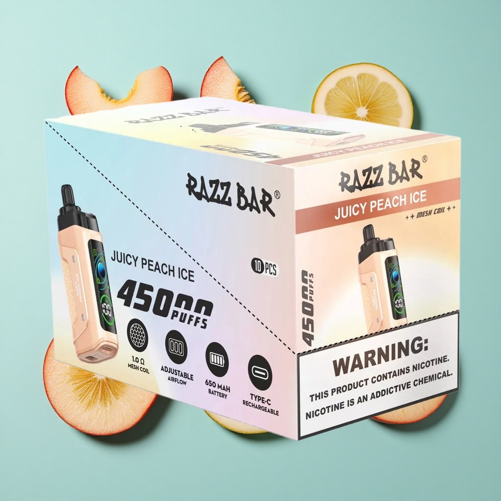 Razz Bar 45000 Zaciągnięć Jednorazowy Vape Pesca Succosa Ghiaccio