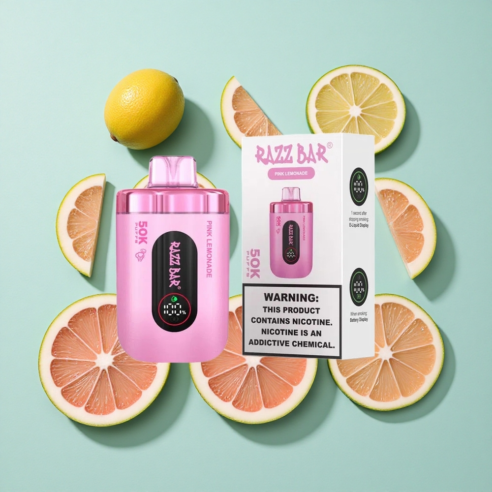Razz Bar 50K Lemonata Rosa Woltowanie 2% Nikotyny