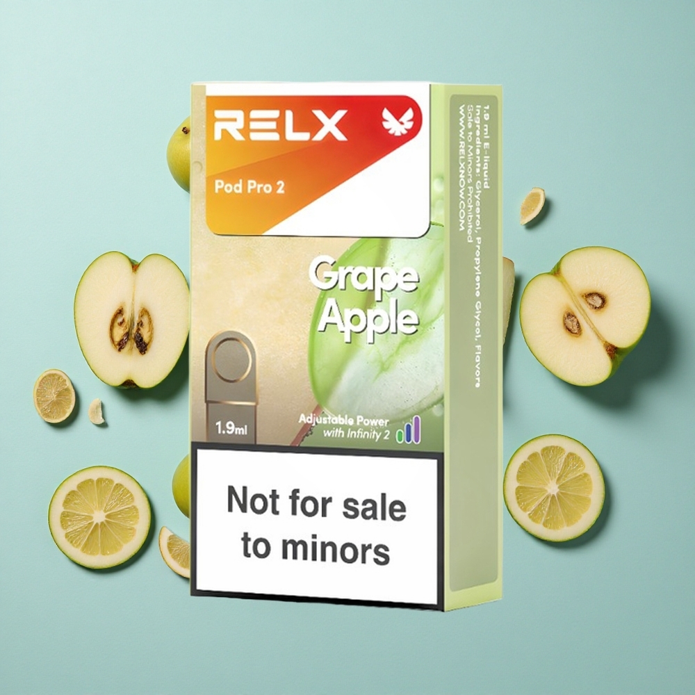 Relx Pod Pro 2 600 Zaciągnięć Uva Mela Tryb Eco Smooth Boost