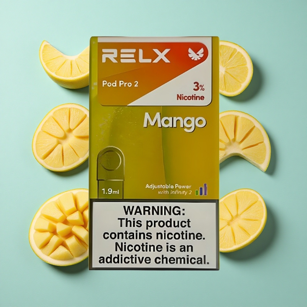 Relx Pod Pro 2 Urządzenie 3% Nikotyny Mango Ghiaccio 1.9ml
