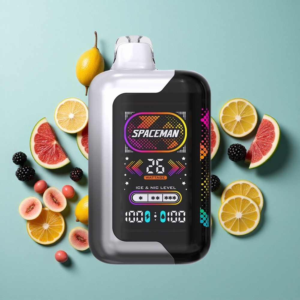 SMOK SPACEMAN SP40000 40000 Zaciągnięć Malina Jeżyna Czarna Type-C