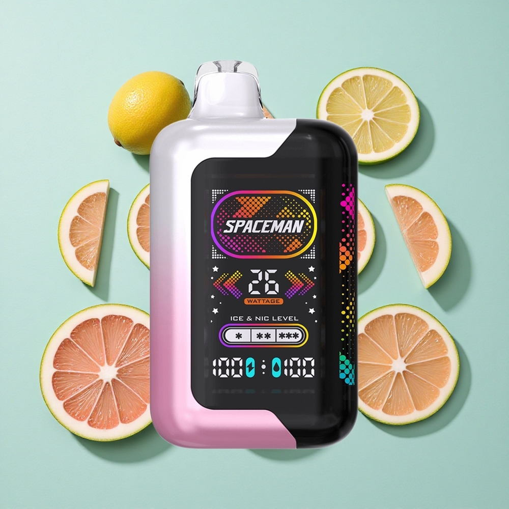 SMOK SPACEMAN SP40000 Jednorazowy Vape Limonata Rosa 40000 Zaciągnięć