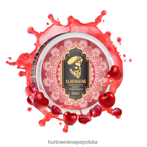 Hurtownia Vape PL - wiśniowy granat VPNZX62 ALIBARBAR woreczek nikotynowy