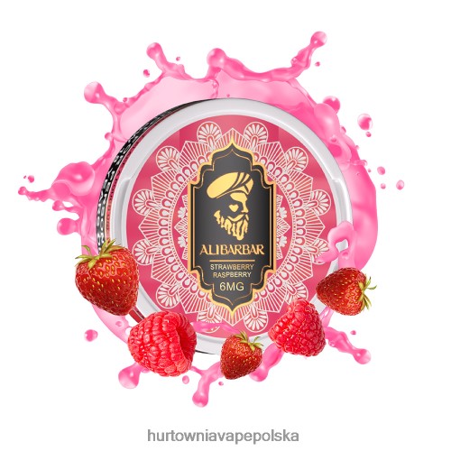 Vape Shop Lublin - truskawka malina VPNZX55 ALIBARBAR woreczek nikotynowy