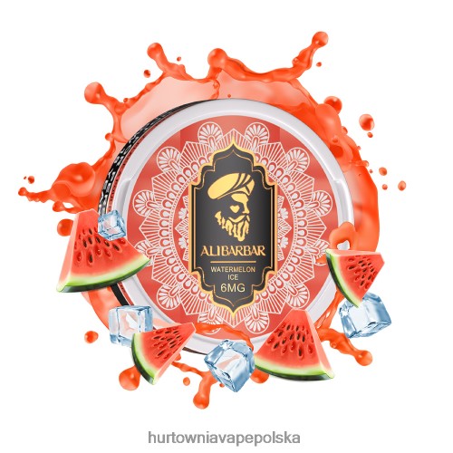 Vape Shop Wrocław - lód arbuzowy VPNZX57 ALIBARBAR woreczek nikotynowy