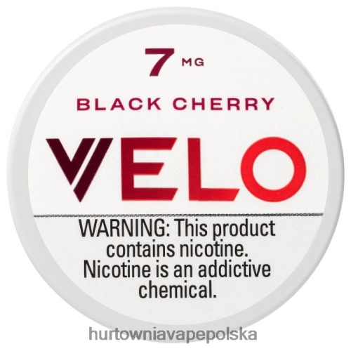 Vape Shop Kraków - czarna wiśnia VPNZX46 VELO saszetka nikotynowa 7 mg