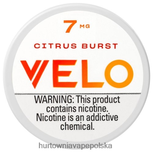 Vape Shop Warszawa - pęknięcie cytrusów VPNZX44 VELO saszetka nikotynowa 7 mg