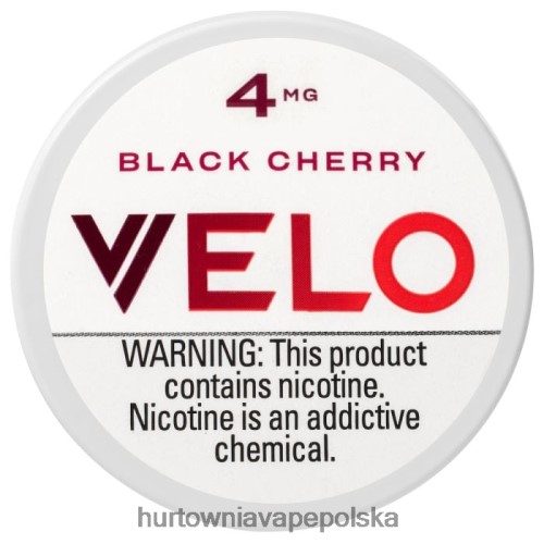 Vape Shop Wrocław - czarna wiśnia VPNZX37 VELO saszetka nikotynowa 4mg