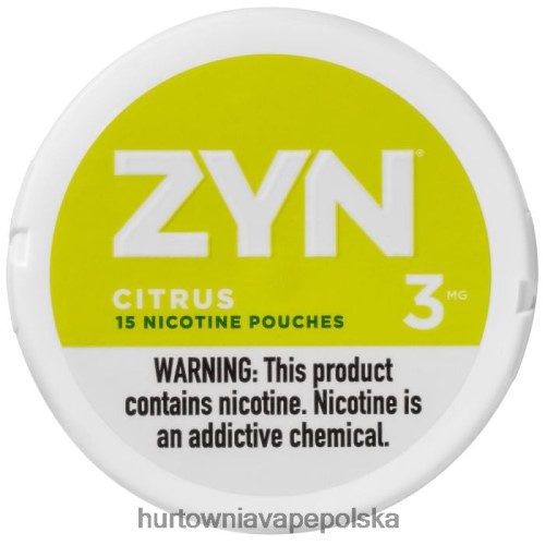 Vape Shop Wrocław - cytrus VPNZX27 ZYN saszetka nikotynowa 3 mg