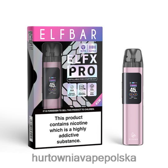 Vape Shop Warszawa - ELFBAR ELFX Pro Otwórz urządzenie POD różowy DX88HX4