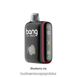 Hurtownia Vape PL - Bang Box Inteligentny wyświetlacz mocy 9000-18000 zaciągnięć lód jagodowy J66LVB32