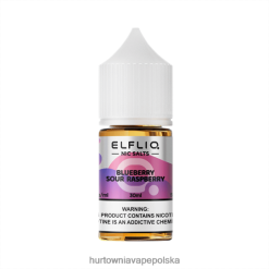 Hurtownia Vape PL - ELFBAR ELFLIQ Nic sól 30 ml Blueberry kwaśne malina DX88HX12