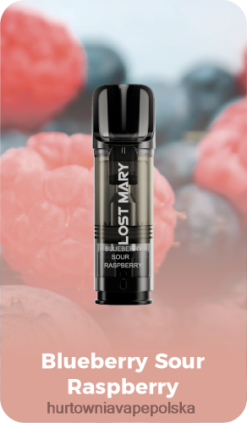 Hurtownia Vape PL - niebieska kwaśna malina VPNZX422 LOST MARY Tappo wstępnie napełnione kapsułki zamienne