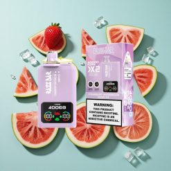 Razz Bar 40000 Zaciągnięć Jednorazowy Vape Fragola_Anguria_Ghiaccio Uva 1.0 Ohm Mesh Coil