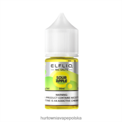 Vape Shop Białystok - ELFBAR ELFLIQ Nic sól 30 ml kwaśne jabłko DX88HX28
