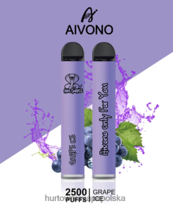 Vape Shop Kraków - Aivono AIM SNAKE 2500 lód winogronowy VB00FF306