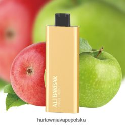 Vape Shop Kraków - Alibarbar Pandora 7000 jednorazowych waporyzatorów podwójne jabłko 00000066