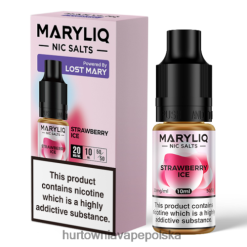 Vape Shop Wrocław - lód truskawkowy VPNZX457 LOST MARY MARYLIQ sole niklowe – 10ml – 20mg