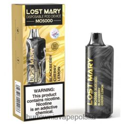 Vape Tech Poland - jeżyna wiśnia cytryna VPNZX343 LOST MARY MO5000 czarne złoto 10 ml