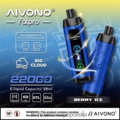 Wapować Kupic - Aivono Fatpro 22000 lód jagodowy VB00FF10